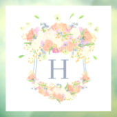 Party Aquarell Wappen Fensteraufkleber (Blatt 3)