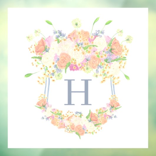 Party Aquarell Wappen Fensteraufkleber (Blatt 3)