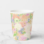 Party Aquarell Wappen Pappbecher (Vorderseite)