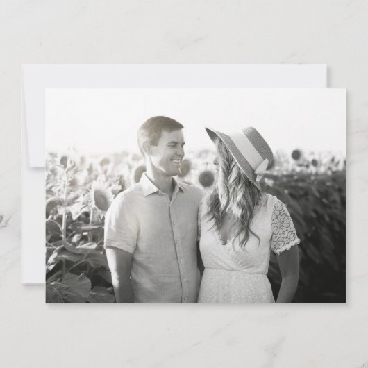 Party Aquarell Wappen Save The Date (Rückseite)