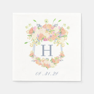 Party Aquarell Wappen Serviette