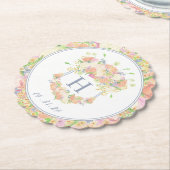 Party Aquarell Wappen Untersetzer (angewinkelt)