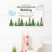 Party "Aquarellkiefern" Banner (InSitu)