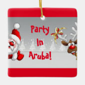Party Aruba Weihnachtsschmuck (Vorderseite)