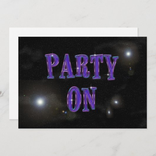 Party auf Einladung (Vorne/Hinten)