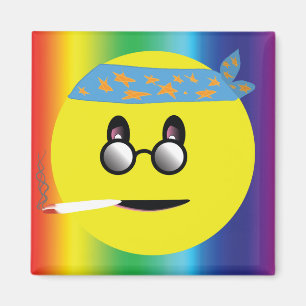 Party auf Grinsen Cooler Typ Magnet