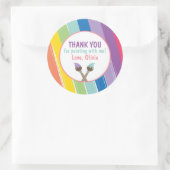 Party-Aufkleber Runder Aufkleber (Tasche)