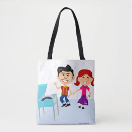 Party aufzeichnen Kinder Niedliche Cartoon-Zeichen Tasche