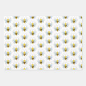 Party aus Bienenwachs Geschenkpapier Set (Vorderseite 2)