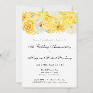 Party aus dem 50. Jubiläum Einladung