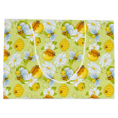 Party aus gegartem Honigbienen Große Geschenktüte (Rückseite)