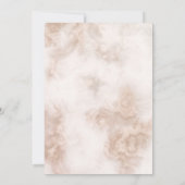 Party aus Goldrahmen Einladung (Rückseite)