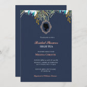 Party aus Hochgarten, schöne, weiche Pastellfarben Einladung (Vorne/Hinten)