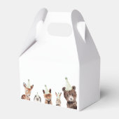 Party aus Holz zum Geburtstag Geschenkschachtel (Rückseite)