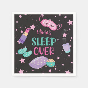 Party aus leepover Schlummer lila zwischen Papier Serviette