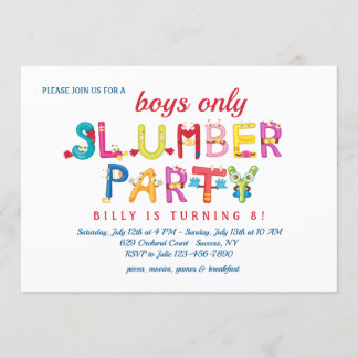 Party aus mehreren Zahlen Einladung