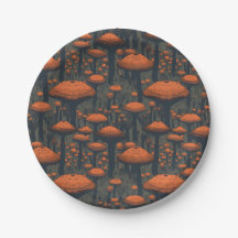 Party aus Mushroom Paper Plate