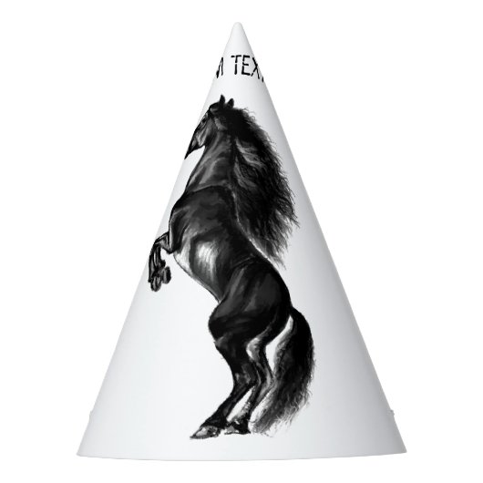 Party aus Papier mit benutzerdefiniertem Text Partyhütchen (Vorderseite)