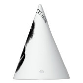 Party aus Papier mit benutzerdefiniertem Text Partyhütchen (Rechts)