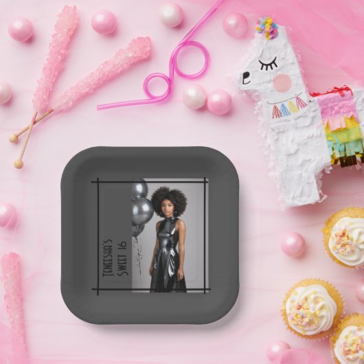 Party aus personalisiertem Foto, Sweet 16 oder in Pappteller (Party)