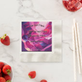 Party aus rosa Papier Serviette (Beispiel)