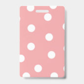 Party aus Rosa und Goldkrone Ausweis (Rückseite)