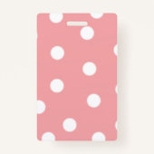 Party aus Rosa und Goldkrone Ausweis (Rückseite)