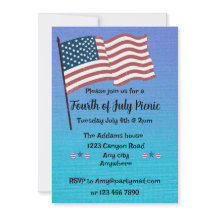 Party aus Rot, Weiß und Blau des Amerikanischen Un