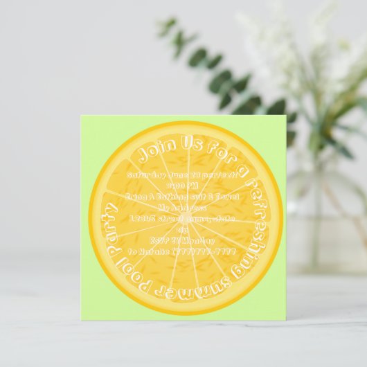 Party aus Zitronenbäumen (Stehend Vorderseite)