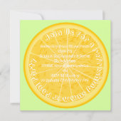 Party aus Zitronenbäumen (Vorderseite)