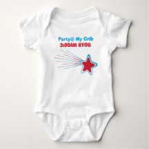 *Party Baby Jersey Bodysuit