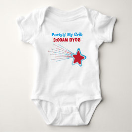 *Party Baby Jersey Bodysuit Baby Strampler