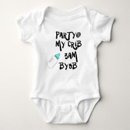 **Party Baby Jersey Bodysuit Baby Strampler