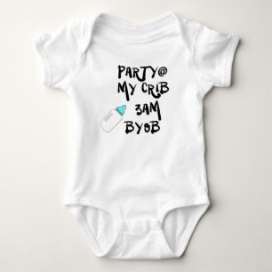 **Party Baby Jersey Bodysuit Strampler