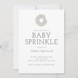 Party Baby Sprinkle Donut Einladung