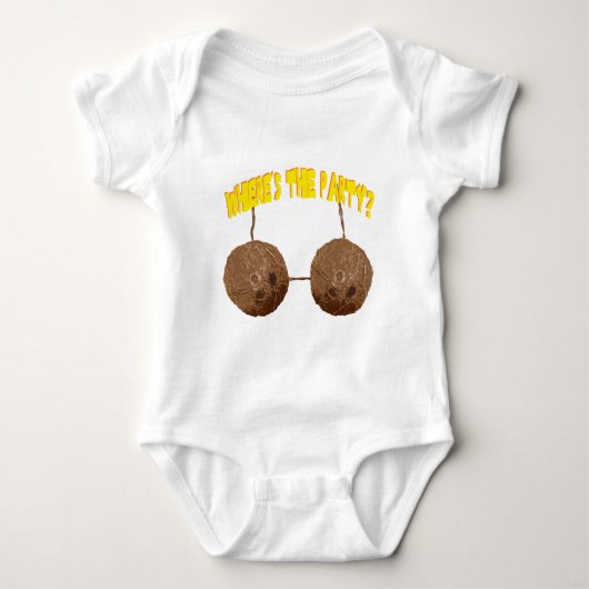 Party Baby Strampler (Vorderseite)