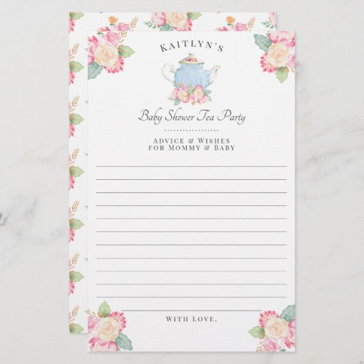 Party: | Babyduschberatung (Vorne/Hinten)