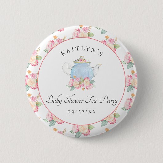 Party: | Babydusche Button (Vorderseite)