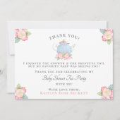 Party: | Babydusche Dankeskarte (Vorderseite)