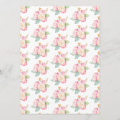 Party: | Babydusche Menükarte (Rückseite)