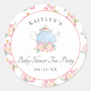 Party: Babydusche Runder Aufkleber