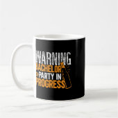 Party Bachelor in Progress Groomsquad Groomad Squa Kaffeetasse (Links)