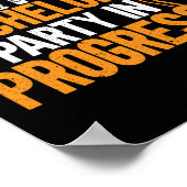 Party Bachelor in Progress Groomsquad Groomad Squa Poster (Ecke)