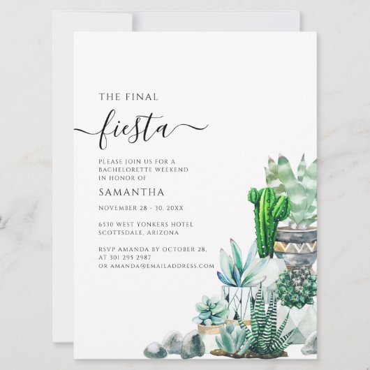 Party Bachelorette am Wochenende (Vorderseite)