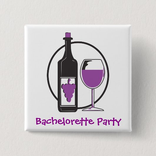 Party Bachelorette Button (Vorderseite)