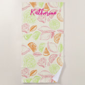 Party Bachelorette Strandtuch (Vorderseite)