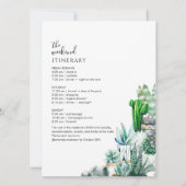 Party Bachelorette Wochenende Einladung (Rückseite)