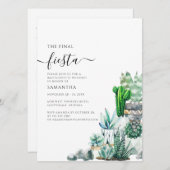 Party Bachelorette Wochenende Einladung (Vorne/Hinten)