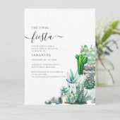 Party Bachelorette Wochenende Einladung (Stehend Vorderseite)