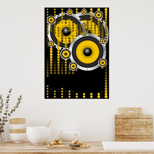 Party Background Poster (Küche)